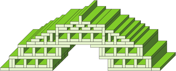une construction en kapla